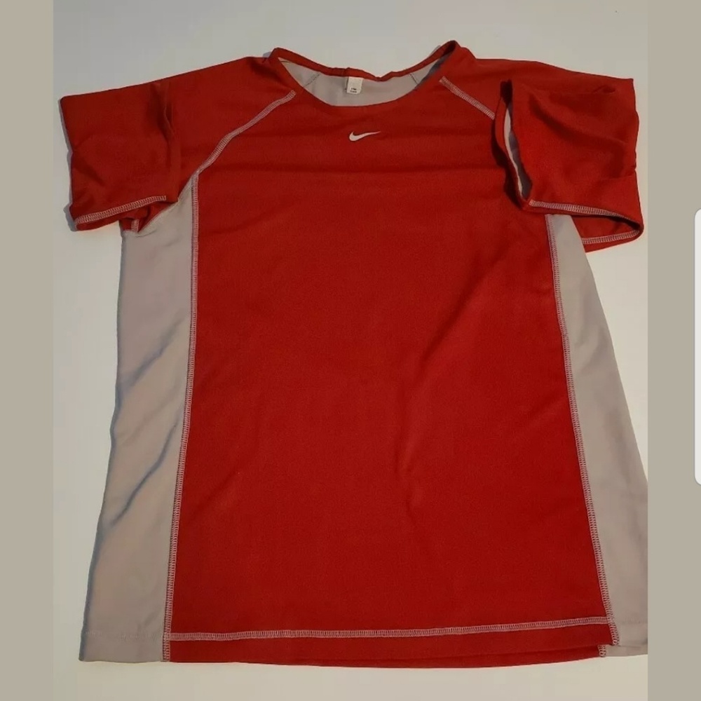 Nike Mens Dri Fit Reversible Shirt red/grey
